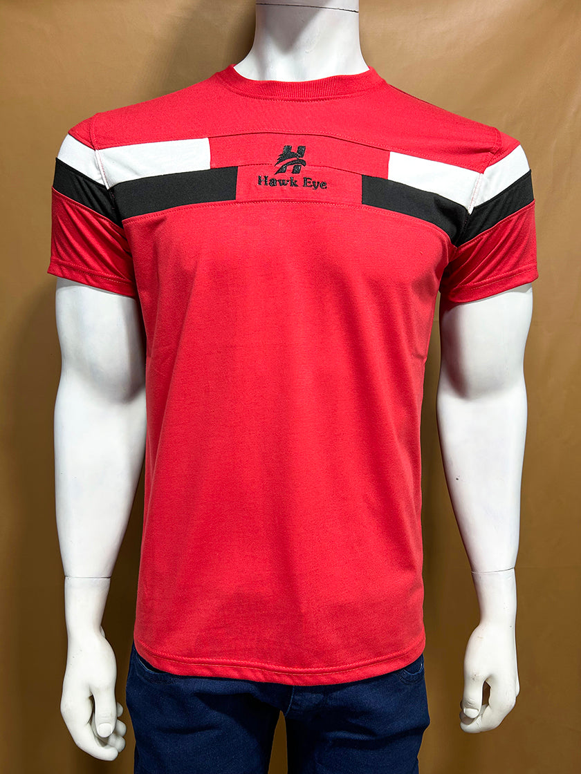 Red Hawk Eye T-Shirt For Men MTS361