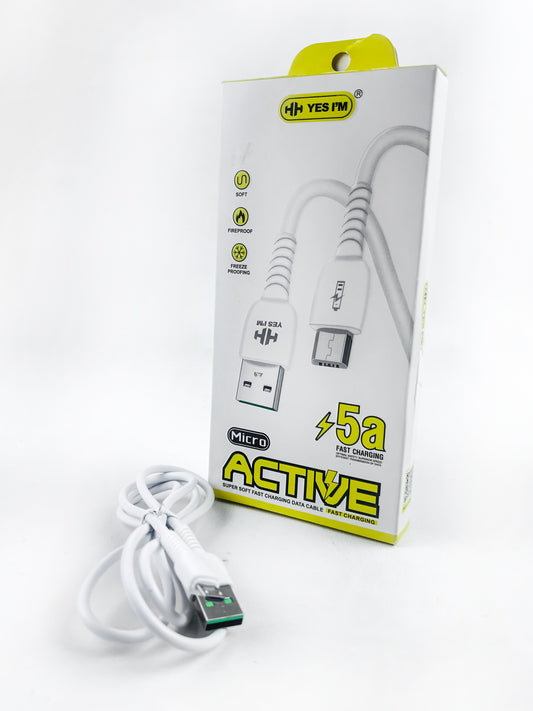 5A Fast Charging Data Cable Type Micro MA38