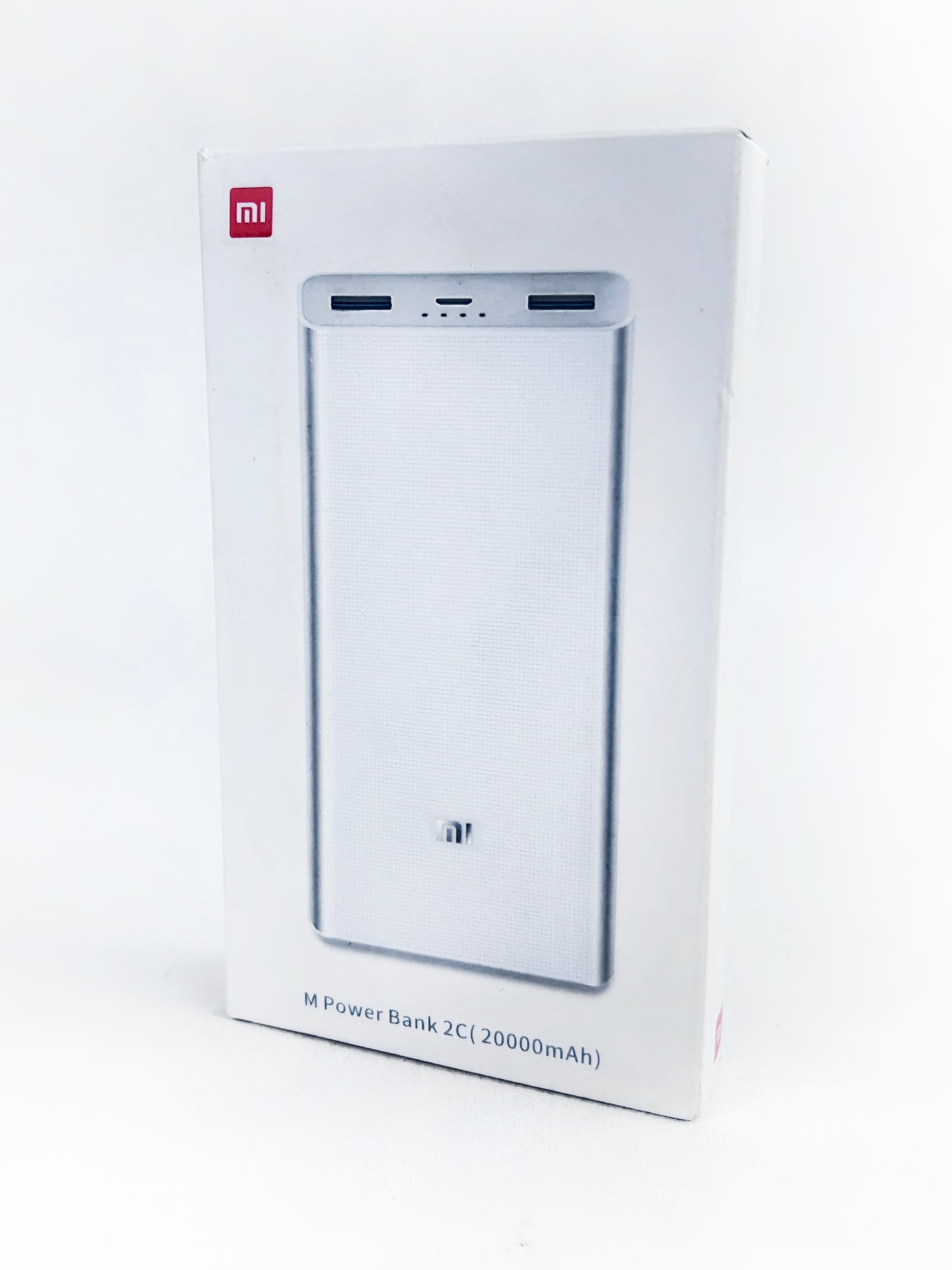 White Power Bank for Emergency Use with 2 USB Output Ports MA34