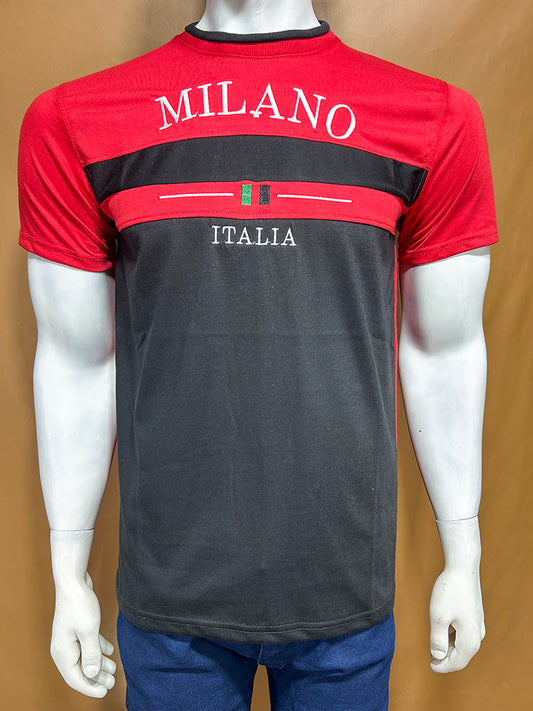 Red Milano T-Shirt For Men MTS367