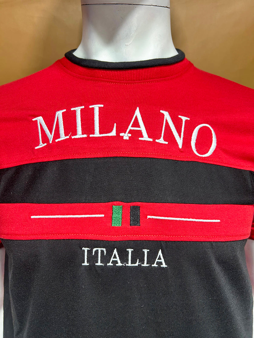 Red Milano T-Shirt For Men MTS367