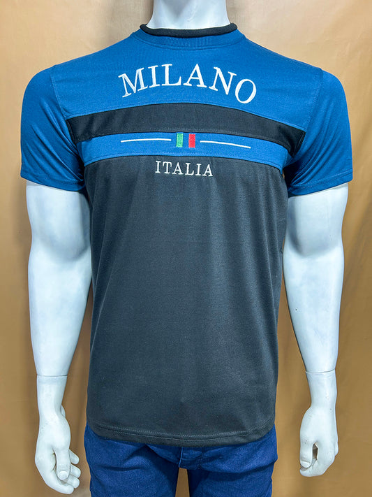 Blue Milano T-Shirt For Men MTS369