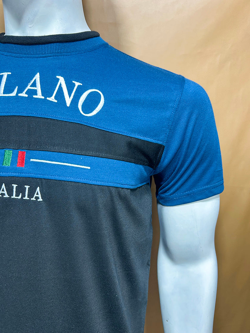 Blue Milano T-Shirt For Men MTS369