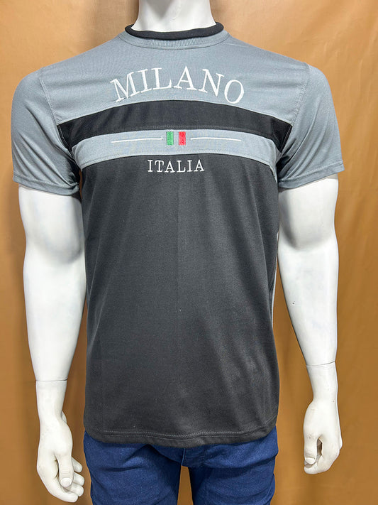 Grey Milano T-Shirt For Men MTS370