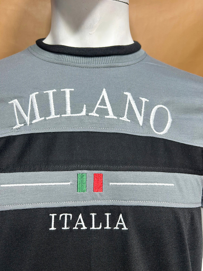 Grey Milano T-Shirt For Men MTS370