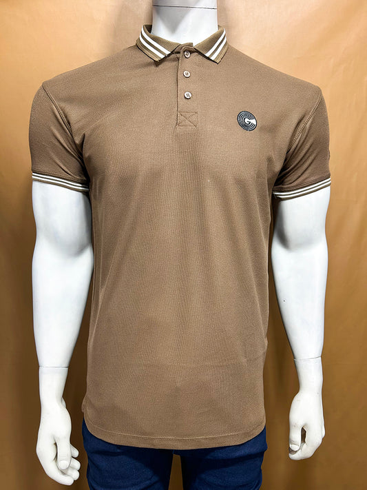 Brown G Polo T-Shirt For Men MTS318