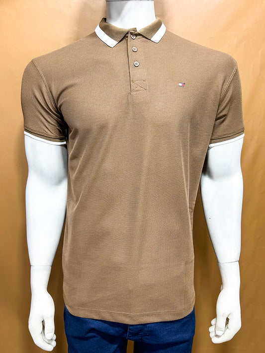 Brown Tom Polo T-Shirt For Men MTS324