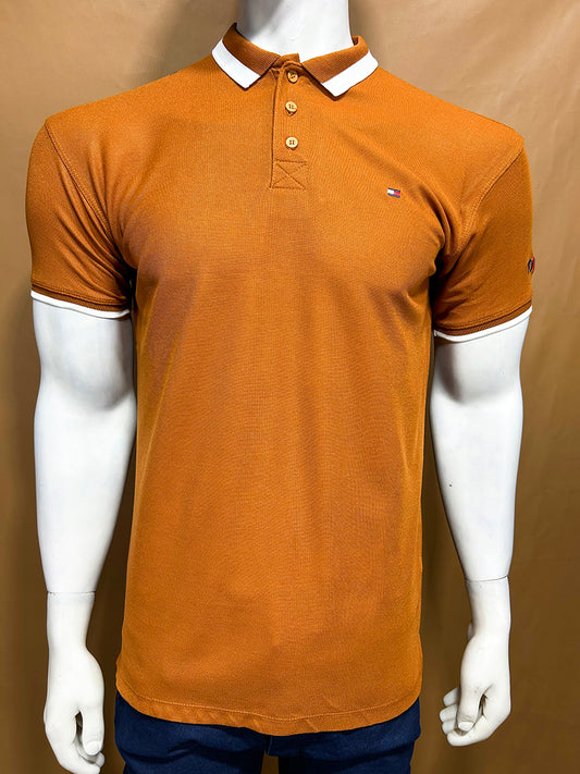 Orange Tom Polo T-Shirt For Men MTS326
