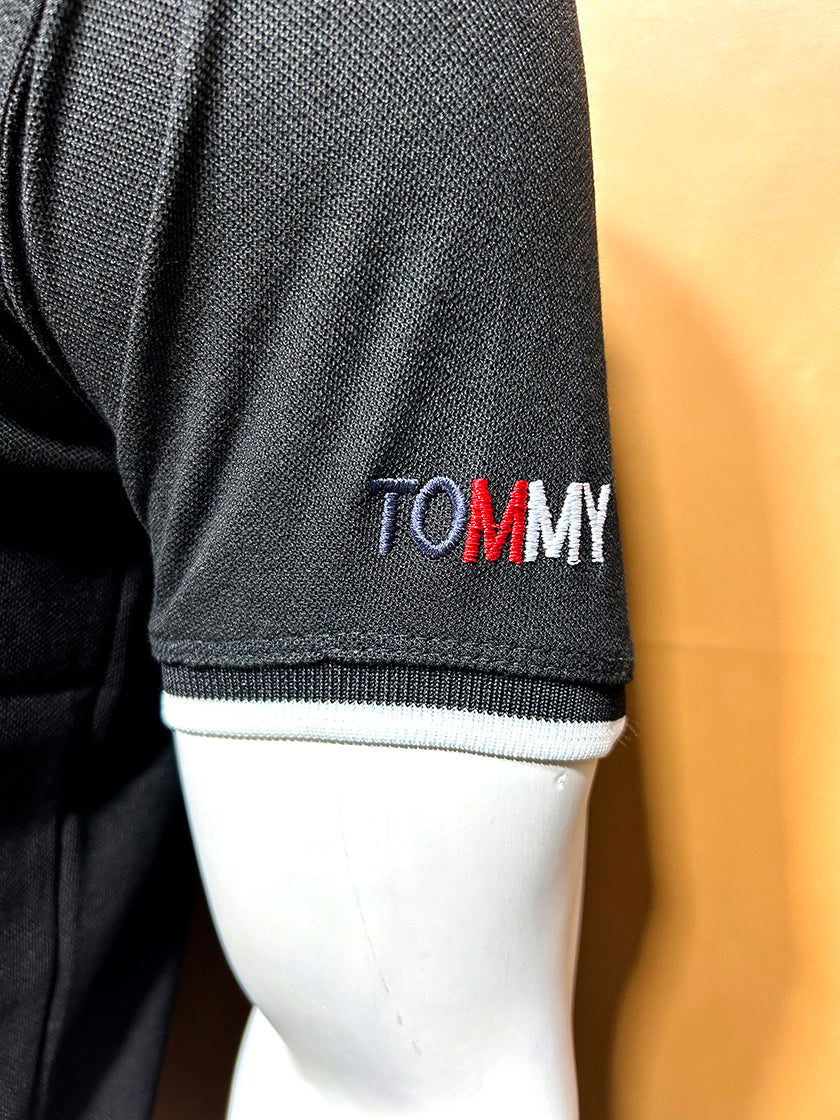 Black Tom Polo T-Shirt For Men MTS327