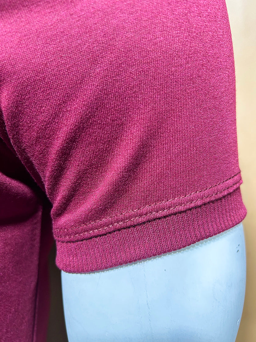 Maroon Wng Polo T-Shirt For Men MTS330