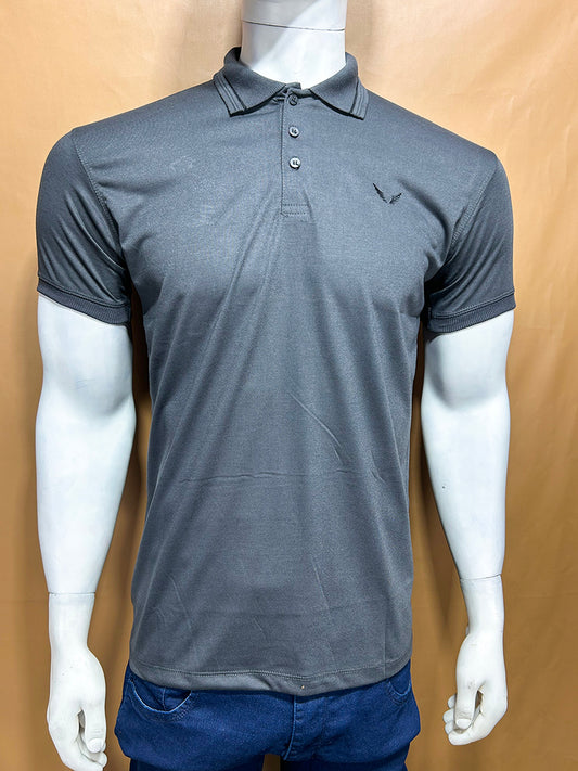 Grey Wng Polo T-Shirt For Men MTS335