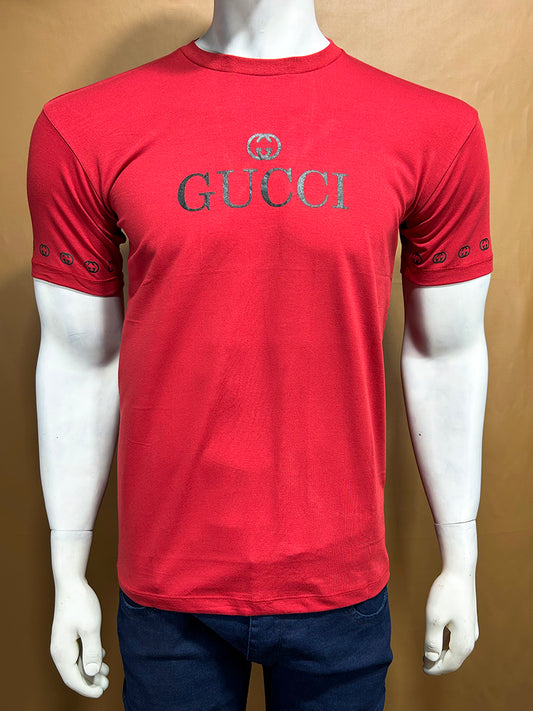 Red GCI T-Shirt For Men MTS300