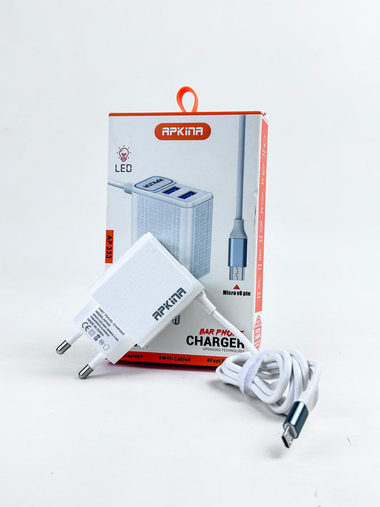 2 USB Output Ports Charger Type Micro MA43