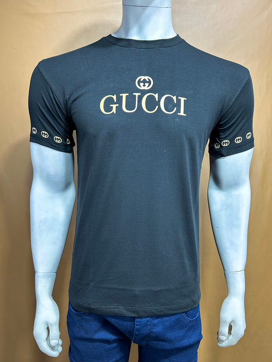 Black GCI T-Shirt For Men MTS301
