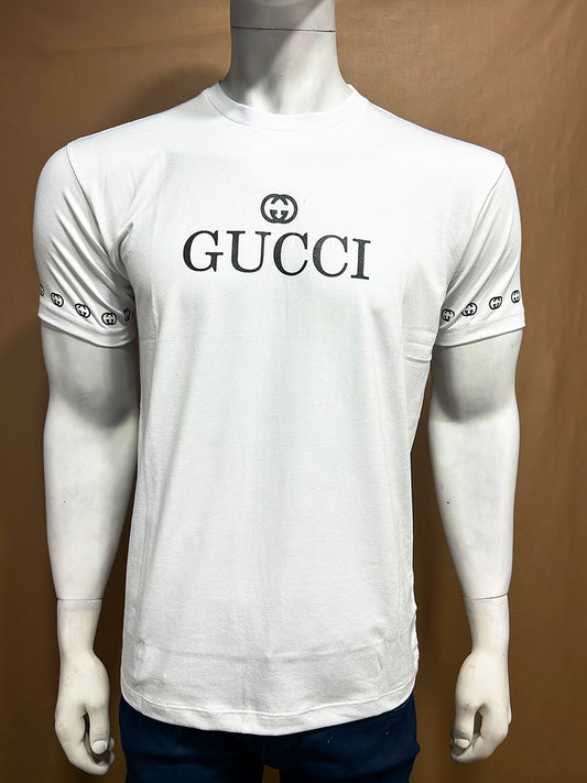 White GCI T-Shirt For Men MTS303