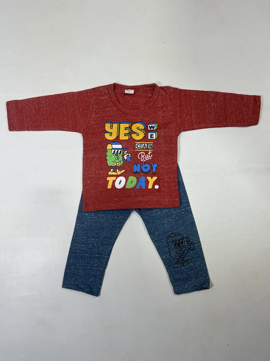 1Yr - 4Yrs Yes Maroon Suit For Kids RG BS477