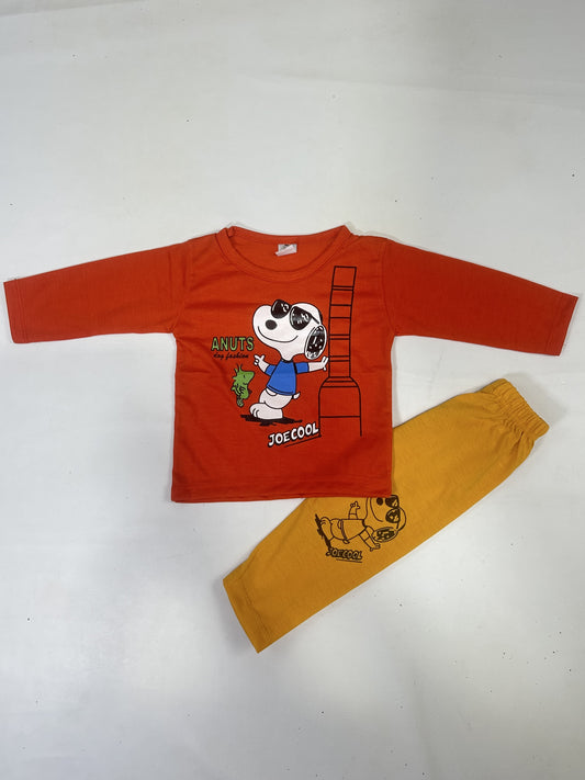 1Yr - 4Yrs Joe Orange Suit For Kids RG BS484