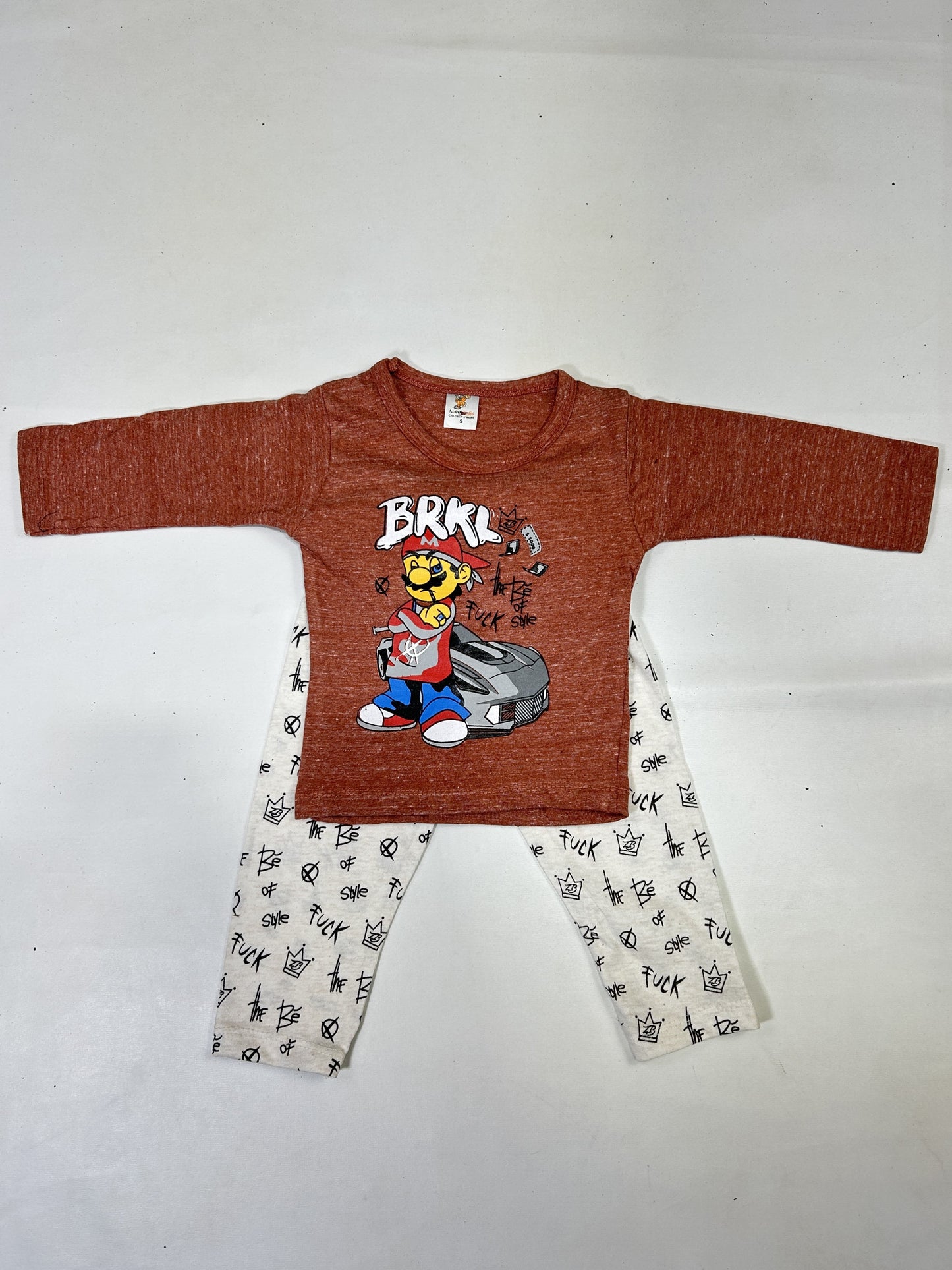 1Yr - 4Yrs BRKL Brown Suit For Kids RG BS485