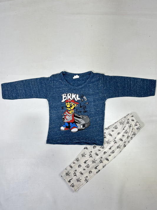 1Yr - 4Yrs BRKL Blue Suit For Kids RG BS486