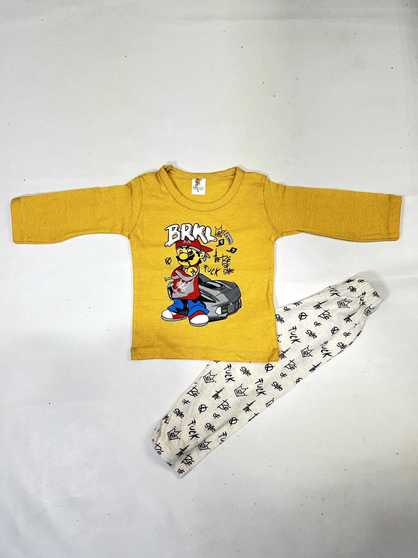 1Yr - 4Yrs BRKL Yellow Suit For Kids RG BS487