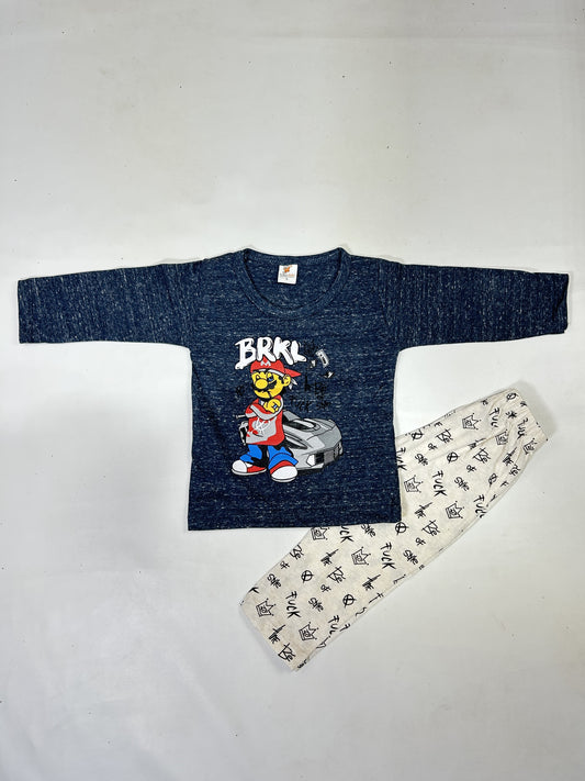 1Yr - 4Yrs BRKL Navy Suit For Kids RG BS488