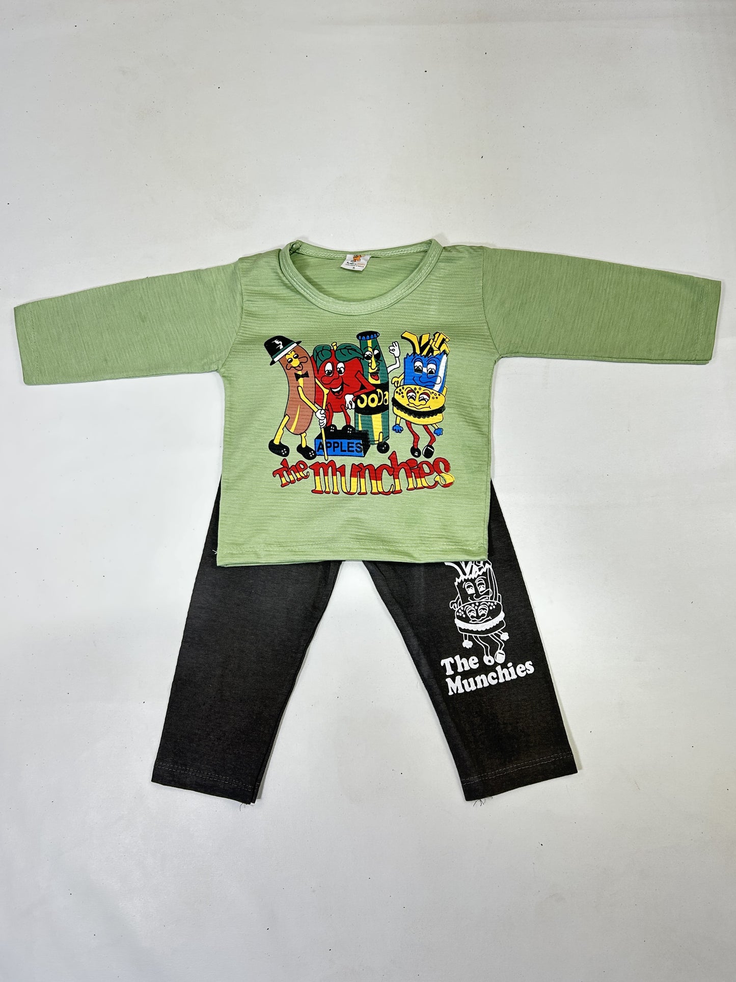 1Yr - 4Yrs Munchies Green Suit For Kids RG BS489