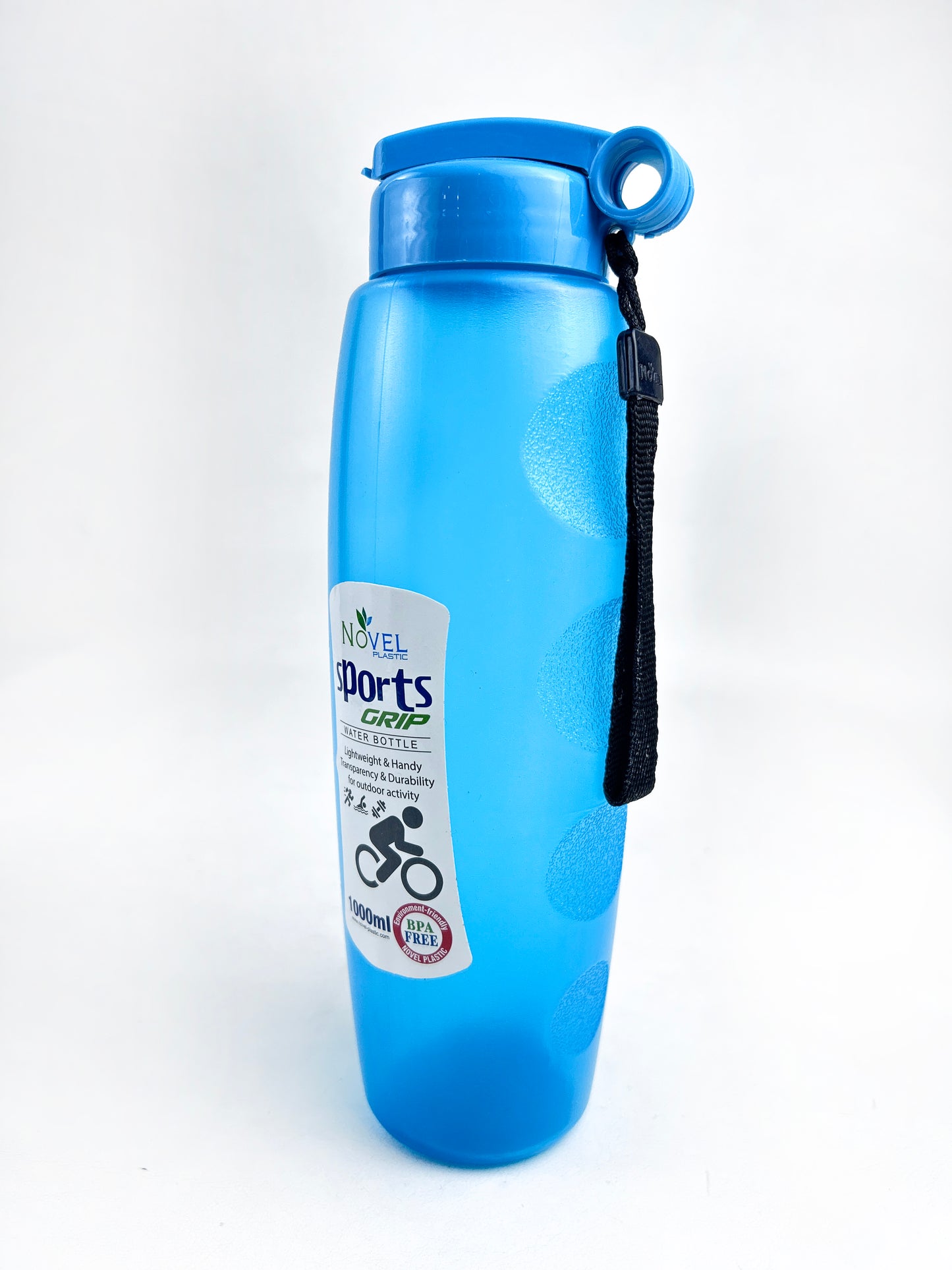 Multicolor Plastic Transparent Water Bottle - 1000ML