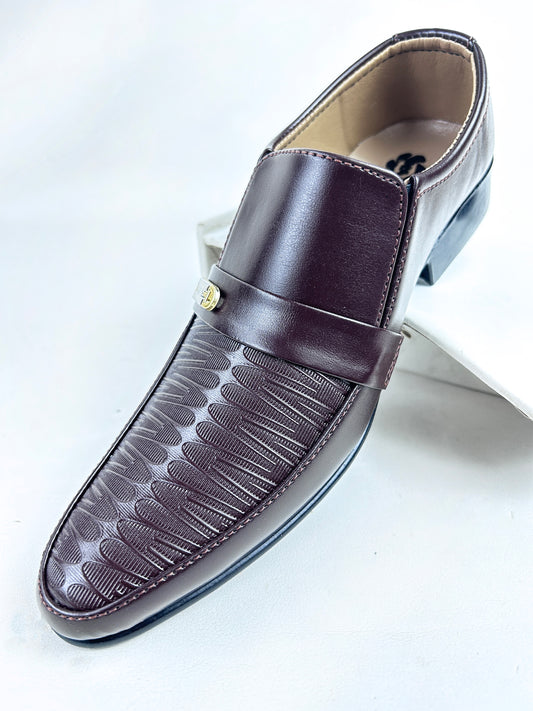 Dark Brown Formal Shoes For Men MS120