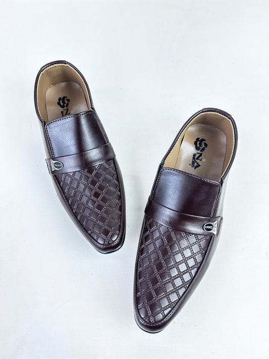 Dark Brown Formal Shoes For Men MS121