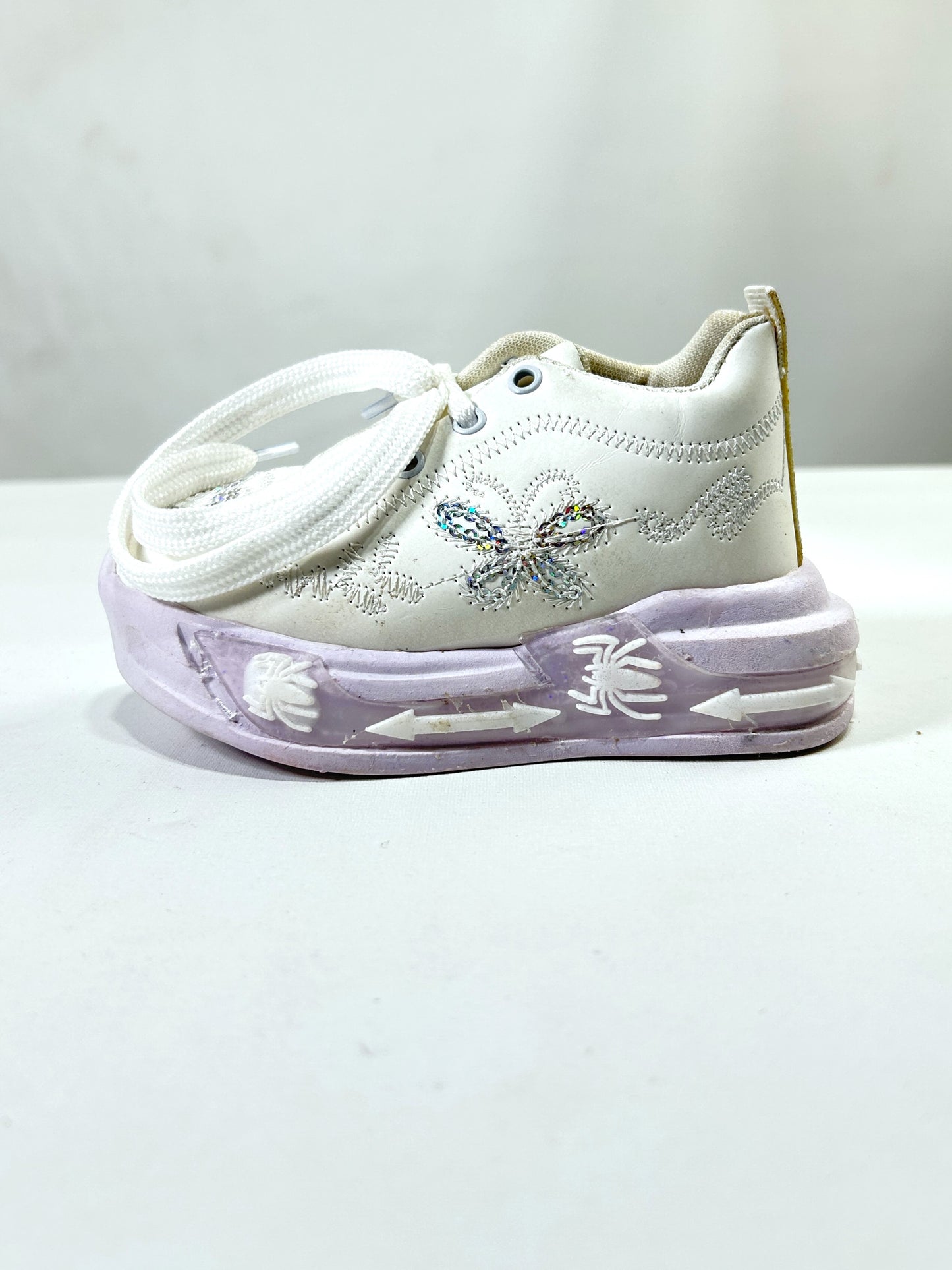 1Yr - 8Yrs Girls Fancy Embroidered Joggers White GS07