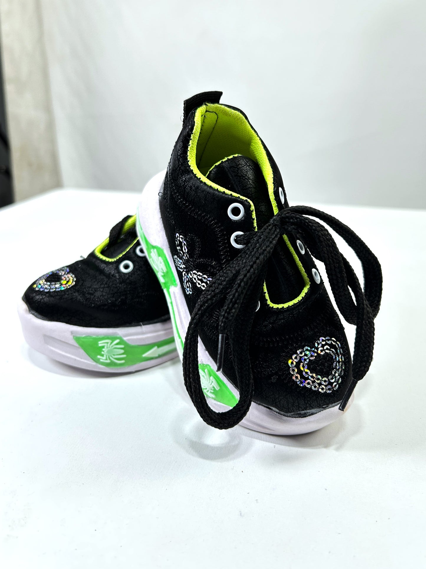 1Yr - 8Yrs Girls Fancy Embroidered Joggers Black GS05