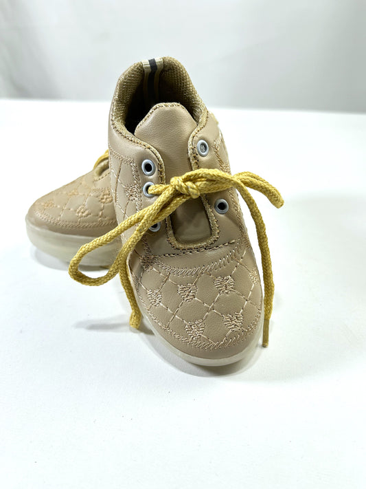 Girls Lightening Sole Joggers Light Brown GS01