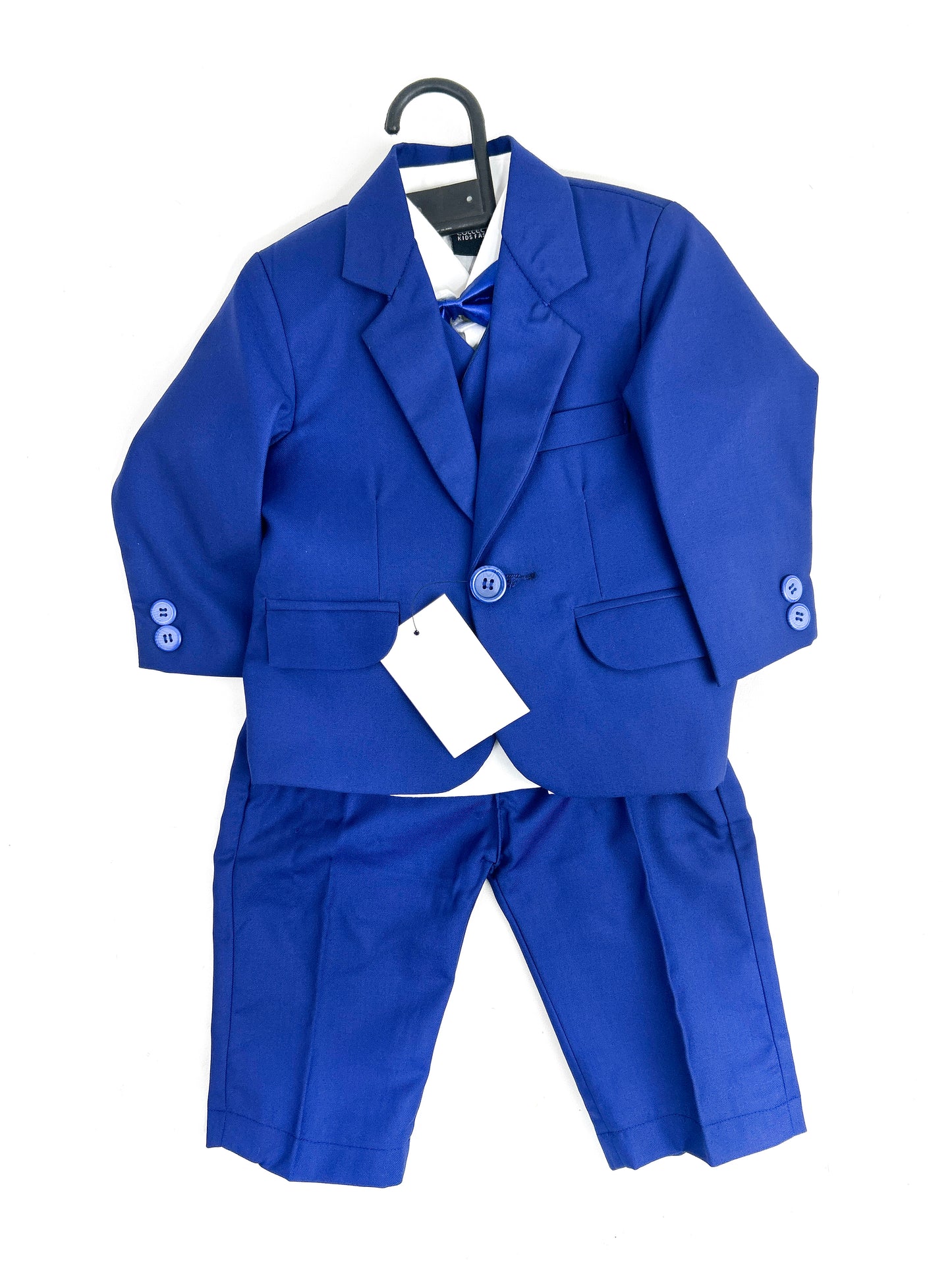 6Mth - 14Yrs Burgundy 5Pcs Coat Pant Suit for Boys BCP28