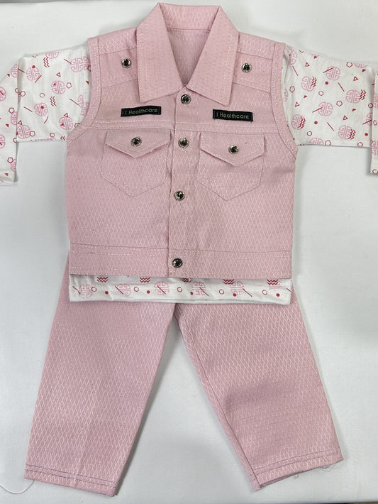 1Yr - 4Yrs Pink Suit For Kids RZ BS494