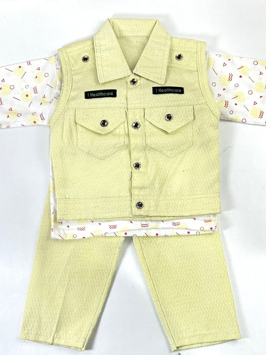 1Yr - 4Yrs Yellow Suit For Kids RZ BS495