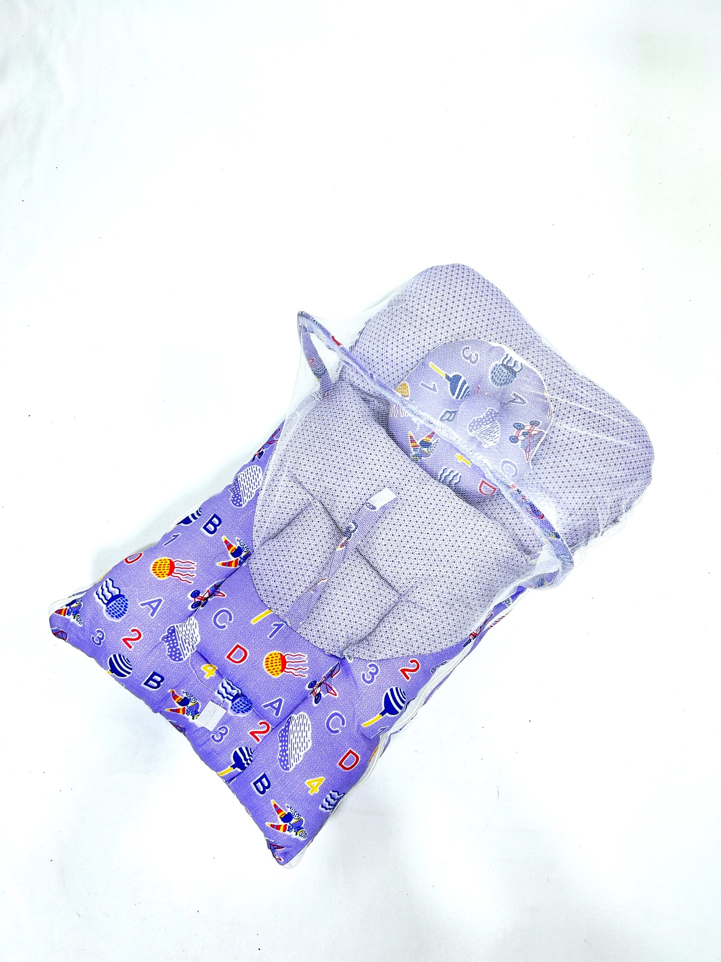 Alphabet Purple Sleeping Bag For Newborns / Baby Carry Nest NBSB42