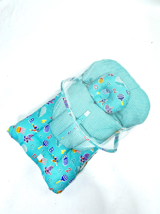 Alphabet Sea Green Sleeping Bag For Newborns / Baby Carry Nest NBSB40