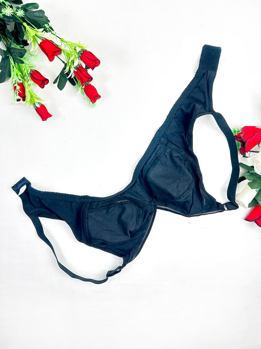 Black Non-Padded Bra For Women FG LB31