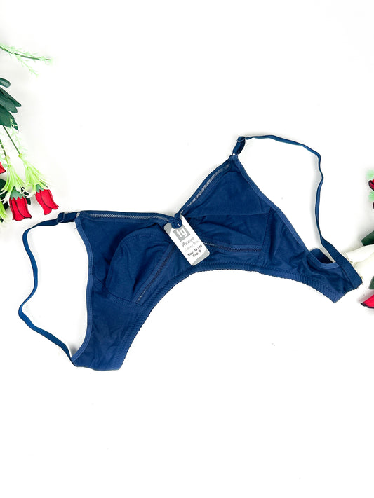 Navy Blue Non-Padded Bra For Women FG LB29