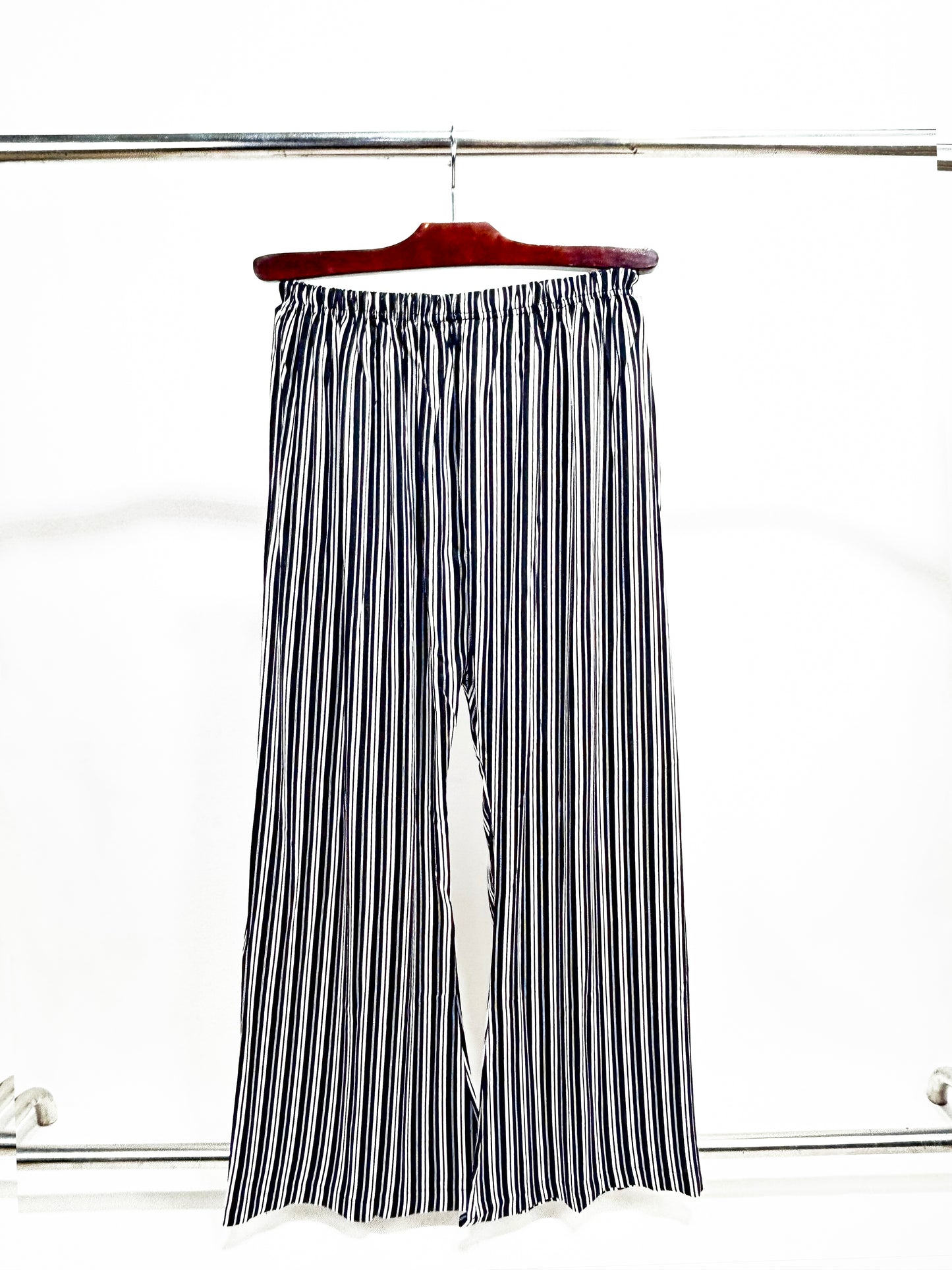 LT03 Ladies Casual Trouser Stripes W Black