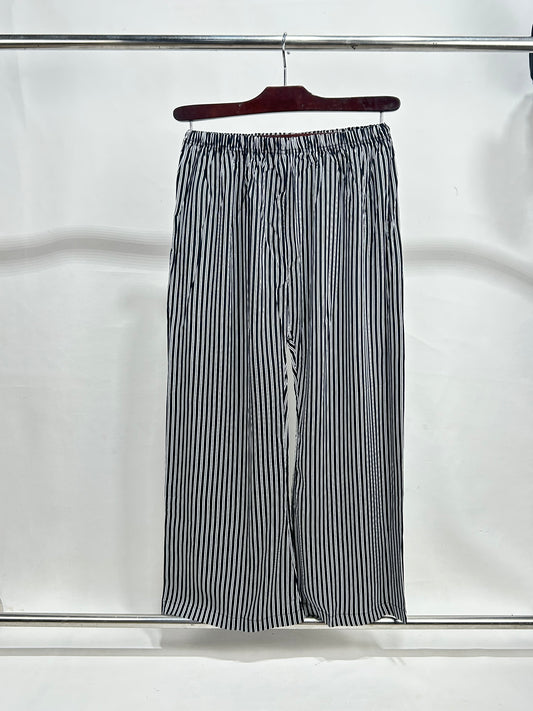 LT06 Ladies Casual Trouser Stripes W Black