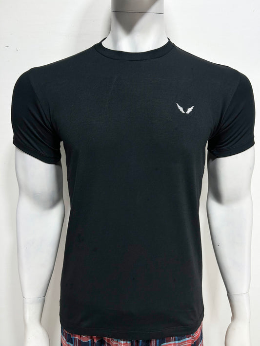 Black WNG T-Shirt For Men MTS317