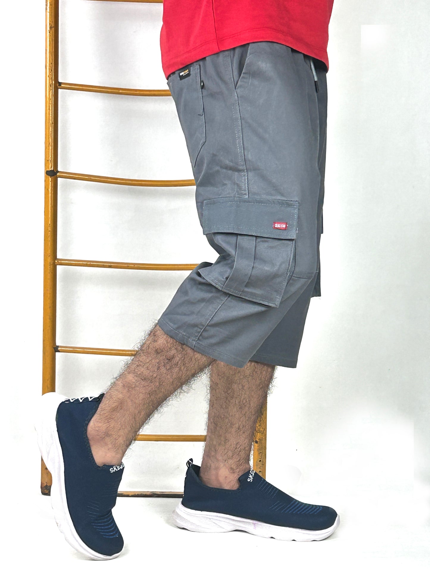 dark grey cotton Short for Men NG MS106