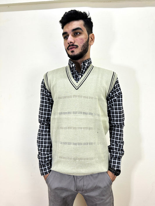 Fawn Sleeveless Sweater for Men MSW57