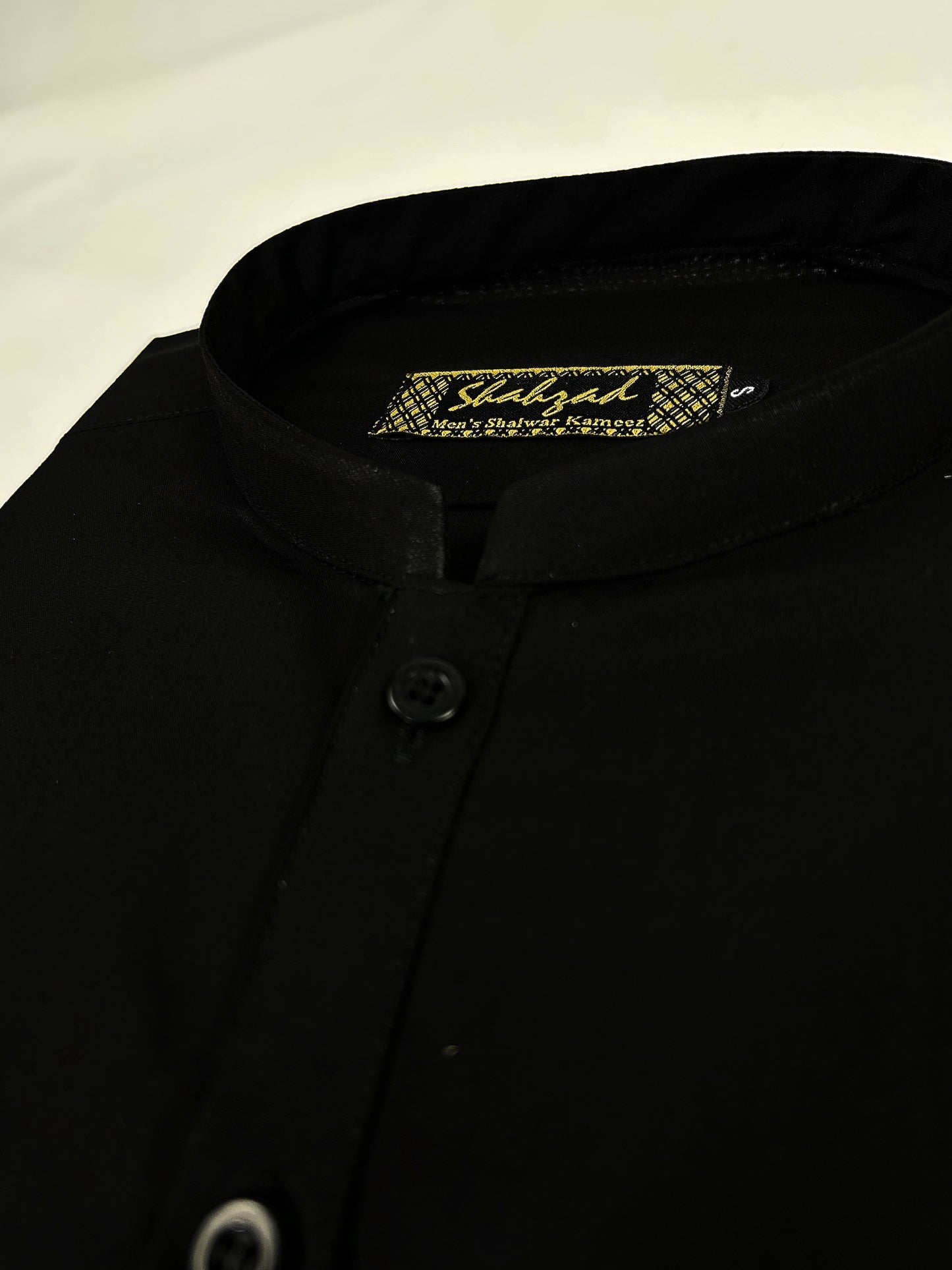 806 Men's Cotton Kameez Shalwar Stitched Suit Black 08 MSK234