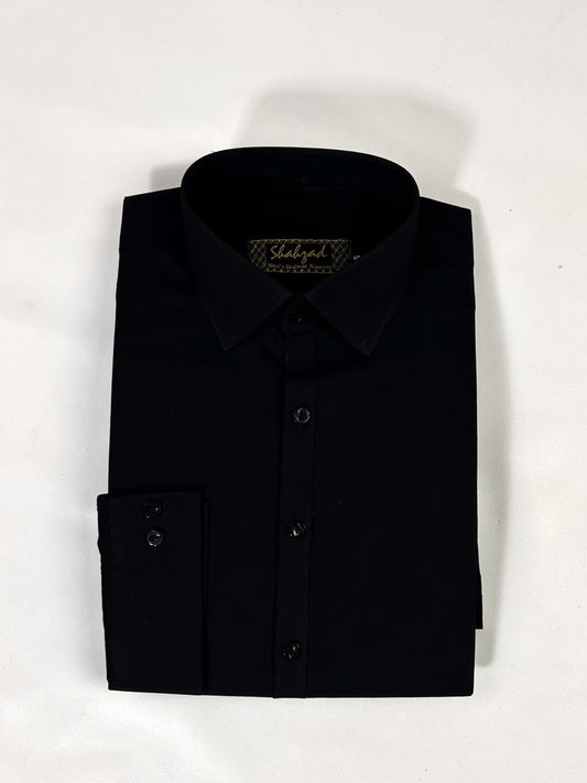 806/A Men's Cotton Kameez Shalwar Stitched Suit Black 08 MSK238