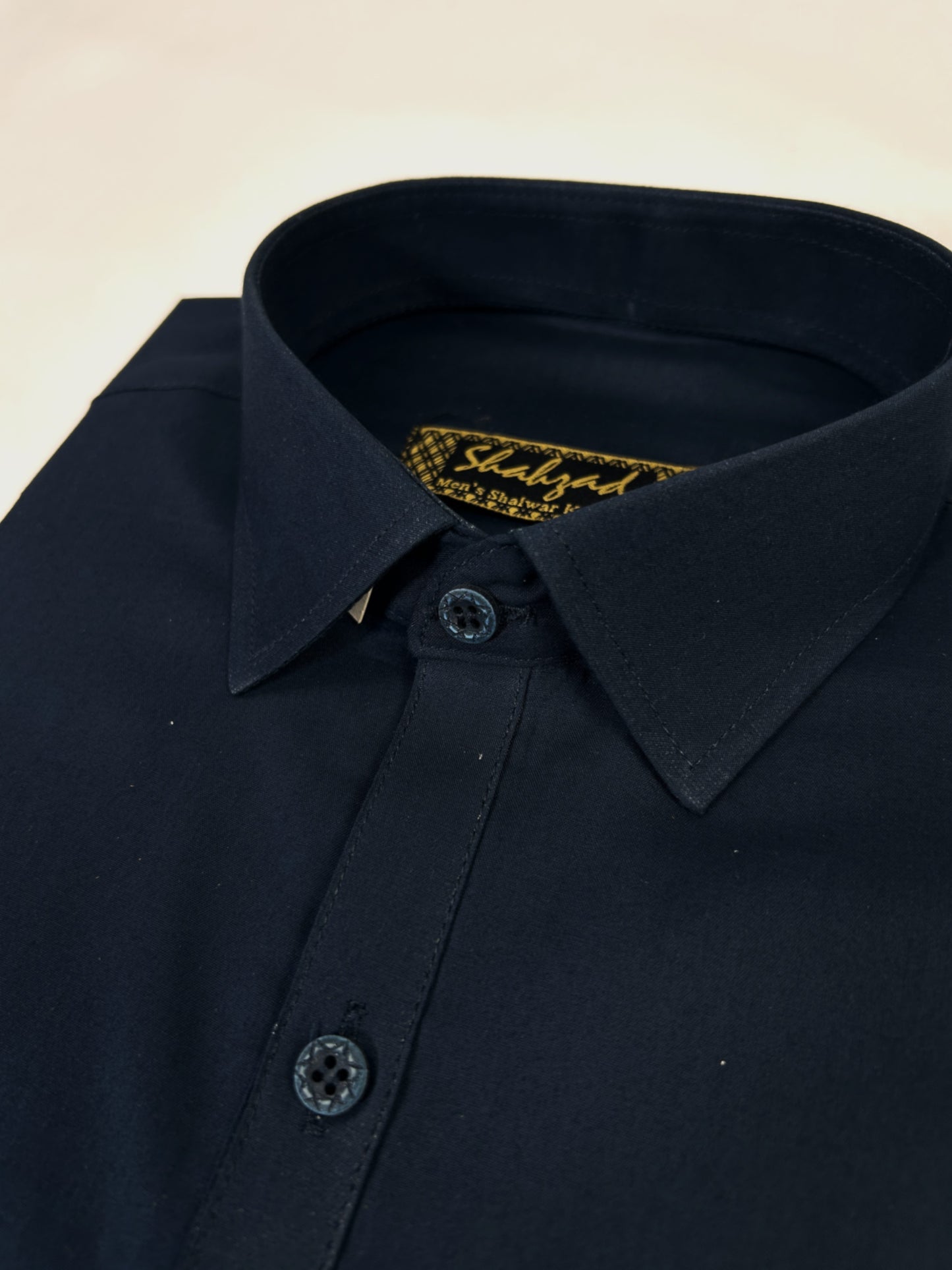 806/A Men's Cotton Kameez Shalwar Stitched Suit Navy Blue 09 MSK239