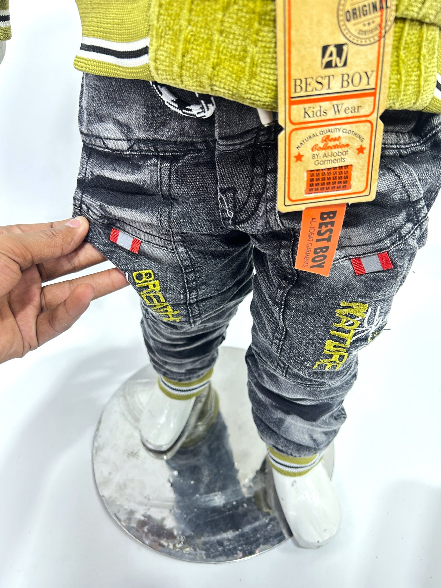 1Yr - 4Yrs Green Fleece Suit For Kids AJ BS509