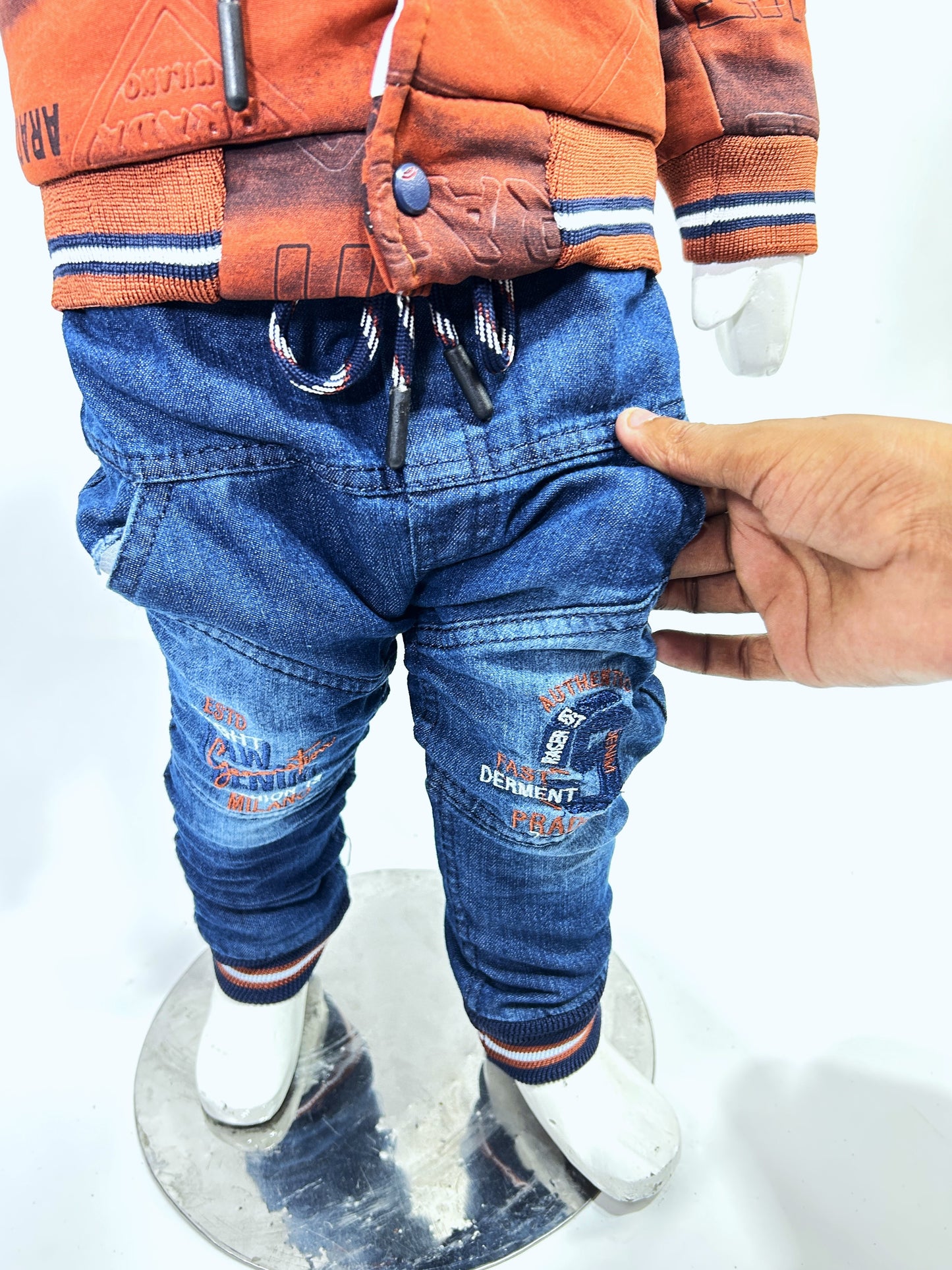 1Yr - 4Yrs Wood Brown Fleece Suit For Kids AJ BS504