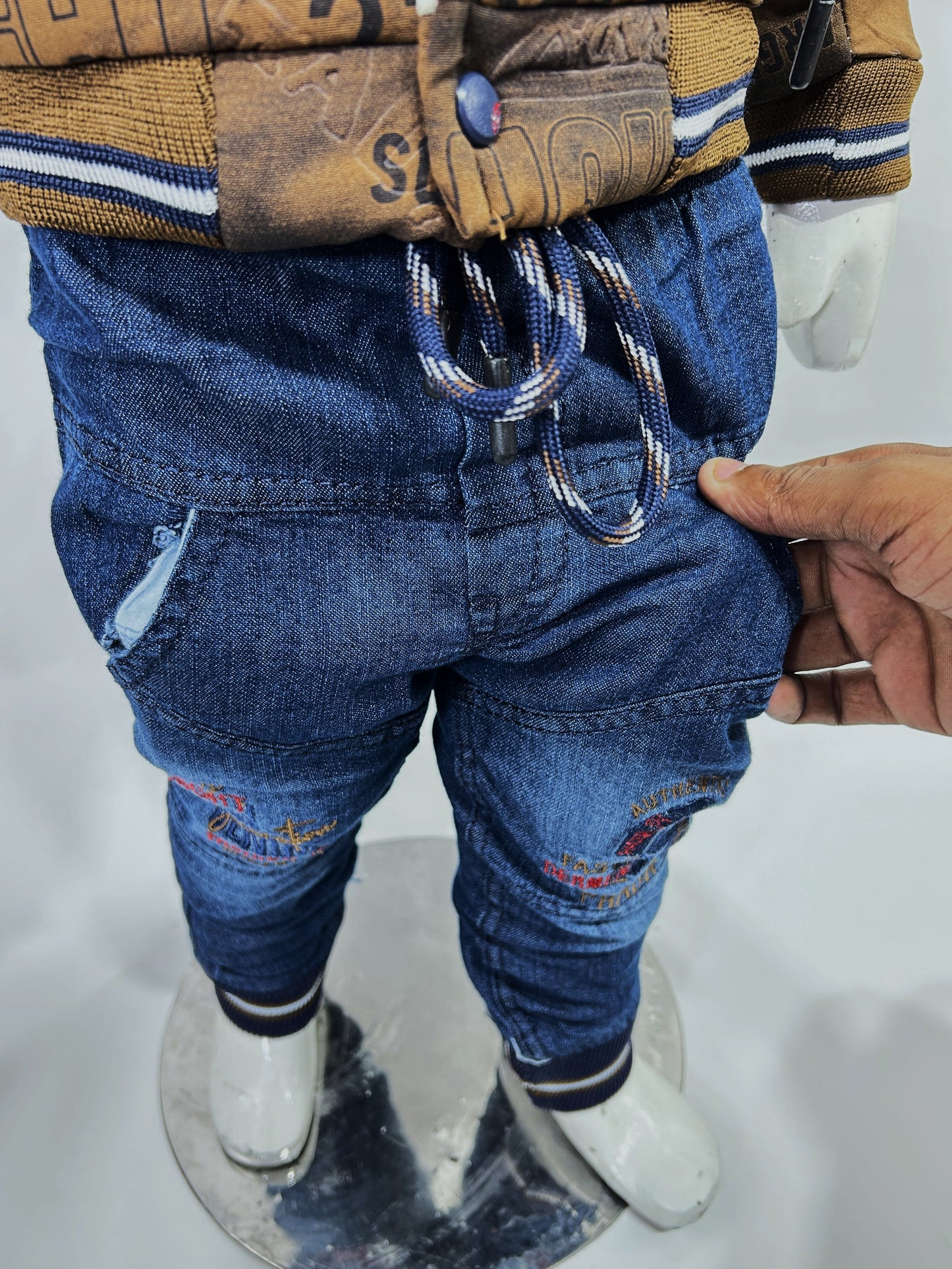 1Yr - 4Yrs Brown Fleece Suit For Kids AJ BS505